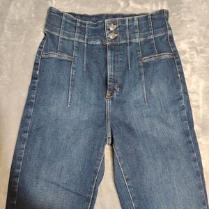 We The Free High Rise Bell Bottom Denim Jeans